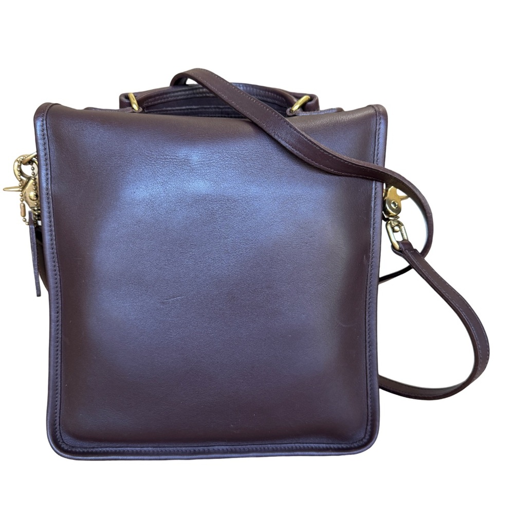 Coach Brown Leather Shoulder Bag - Picture 3 of 10